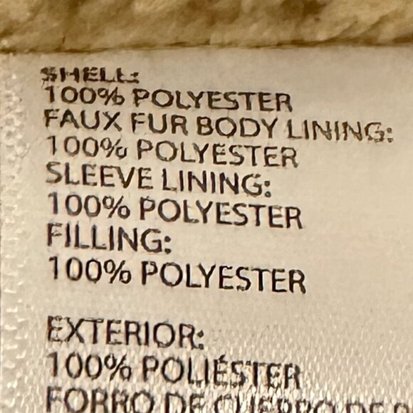 New Weatherproof Women's Sherpa Lined Quilted Jacket Coat Parka Size M Warm - Picture 12 of 16